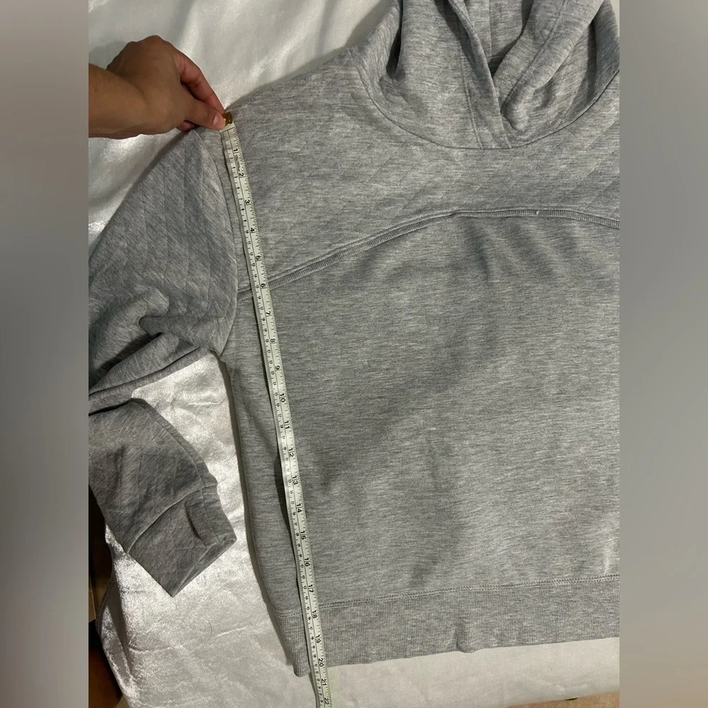 Danskin Light Gray Hoodie Sweater - Picture 10 of 12